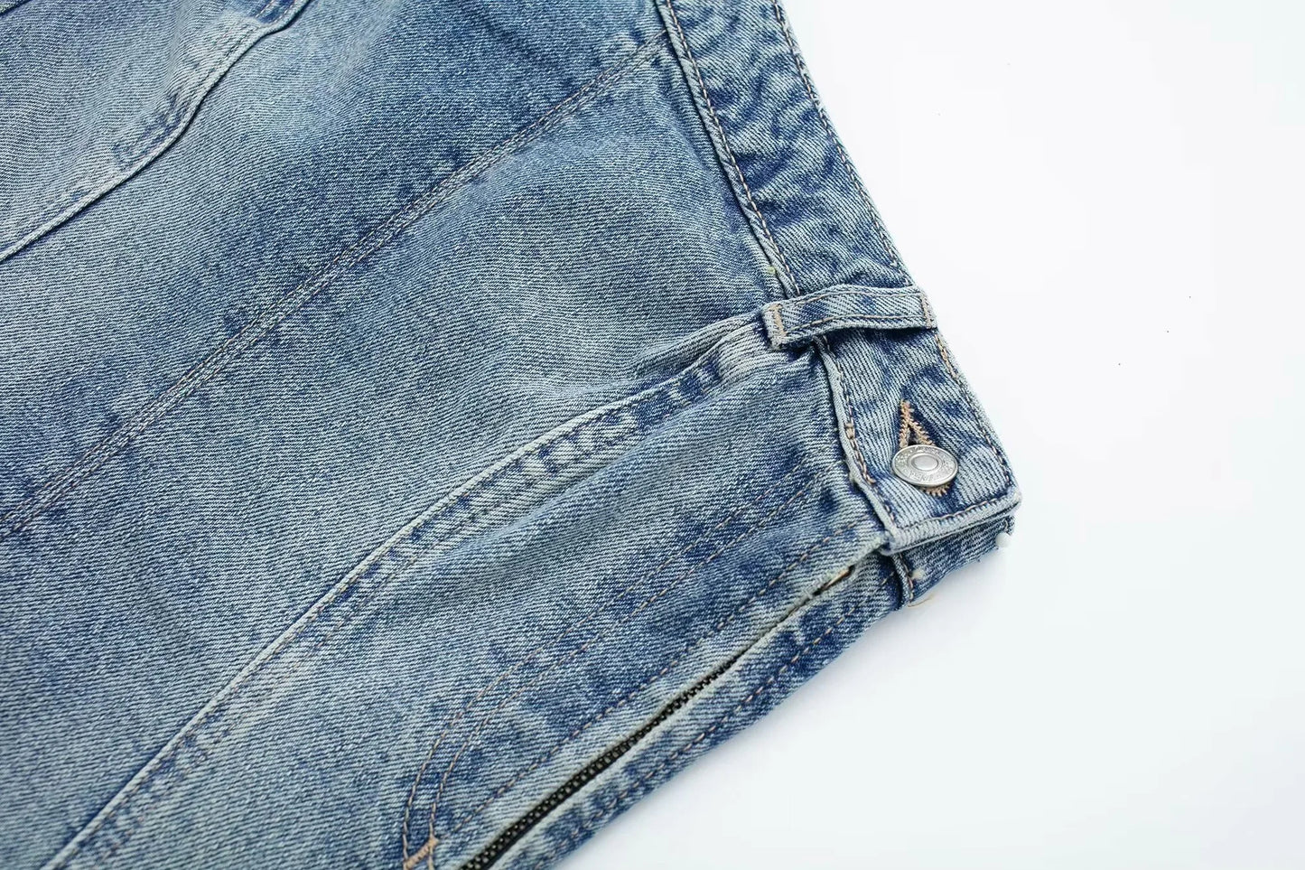 Denim Bustier Top