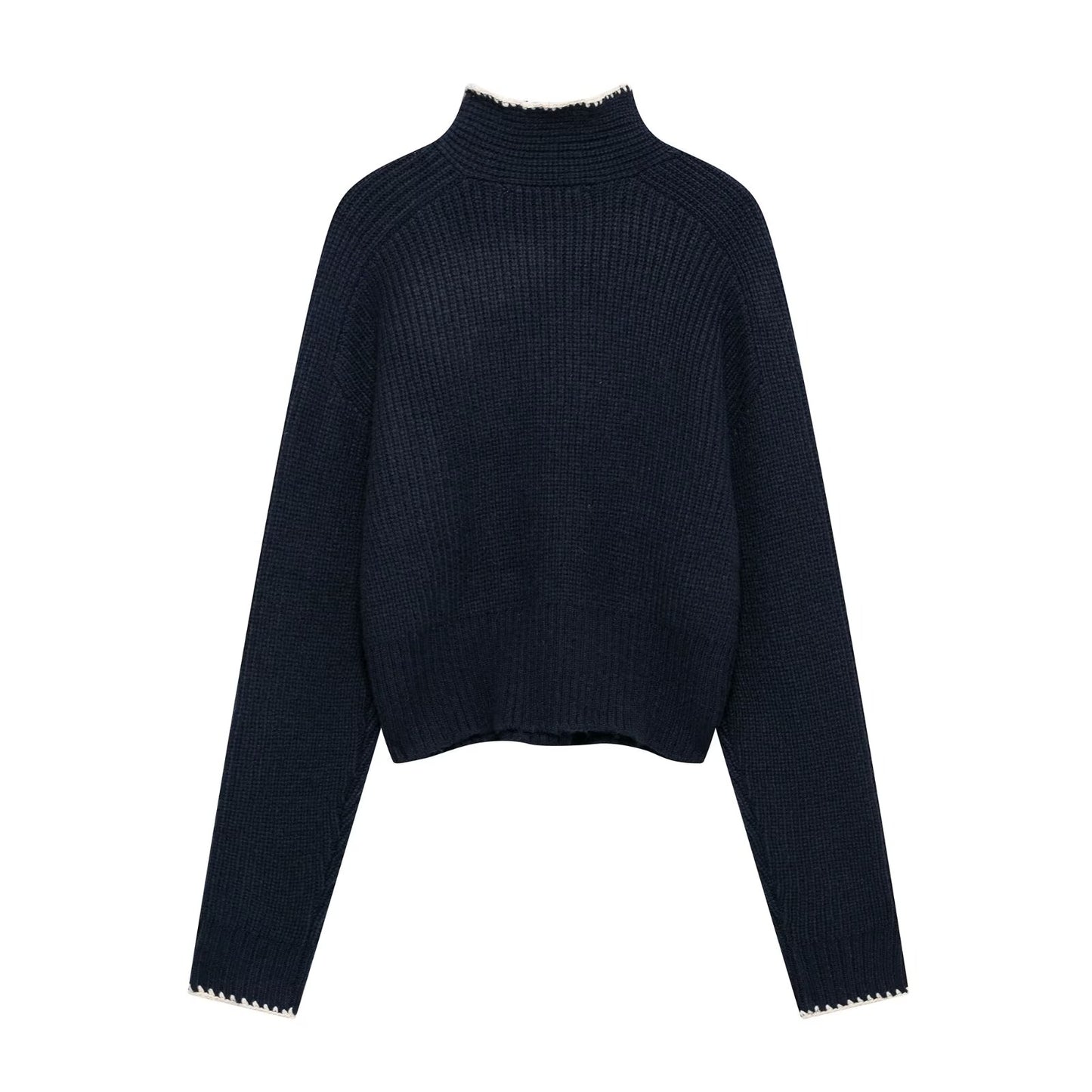 Wollpullover mit Schleife
